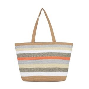 Bolso Wild Coast de paja multicolor