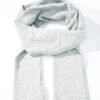 Bufanda de lana FL201SD GRIS Bufanda de lana Gris