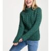 Jersey Aran de lana estilo Knightstown beige