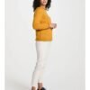 Jersey de cuello vuelto Brackloon Tweed lana rosa