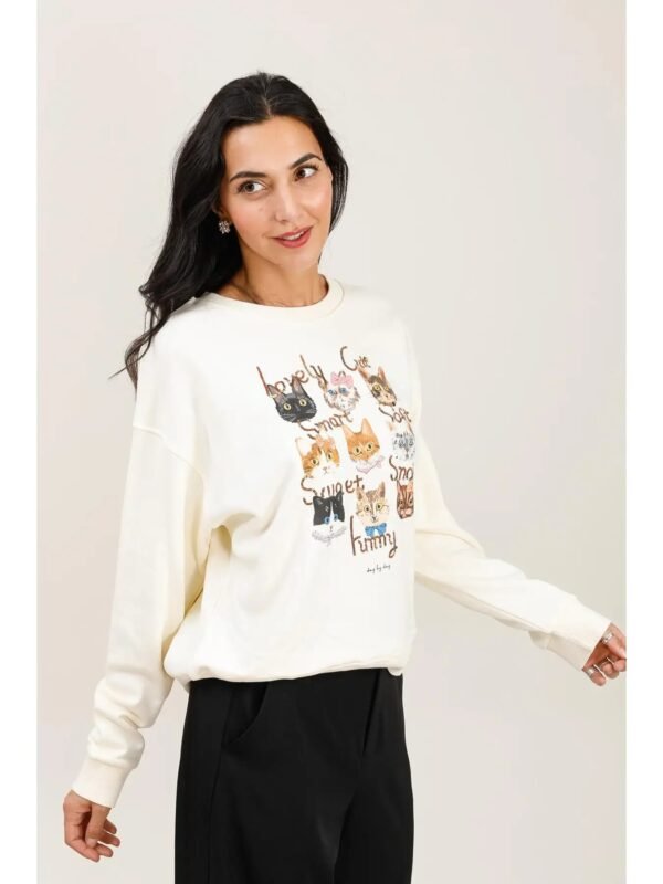 Sudadera punto suave CATS