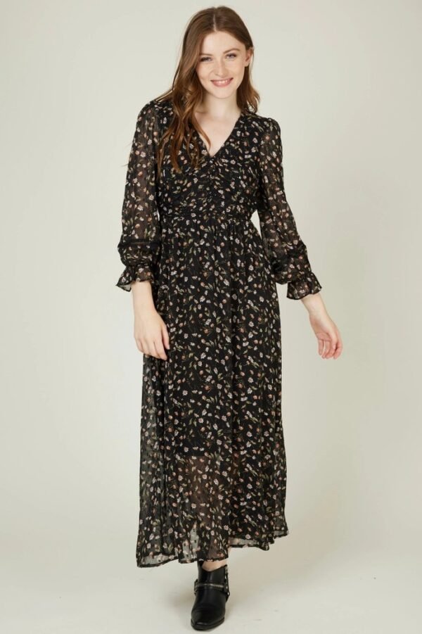 Vestido largo floral