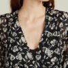 Vestido floral largo