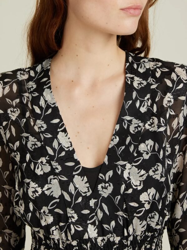 Vestido floral largo