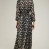 Vestido floral largo