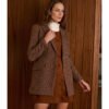 blazer-cuadros-amara Blazer de lana con doble botonadura