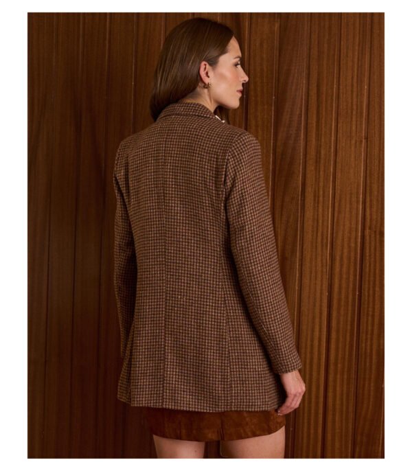 blazer-cuadros-amara espalda Blazer de lana con doble botonadura