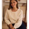 Blusa bordados crudo