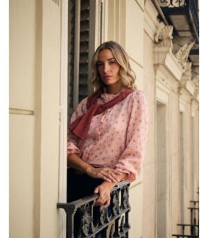 Camisa flores SELVINA rosa
