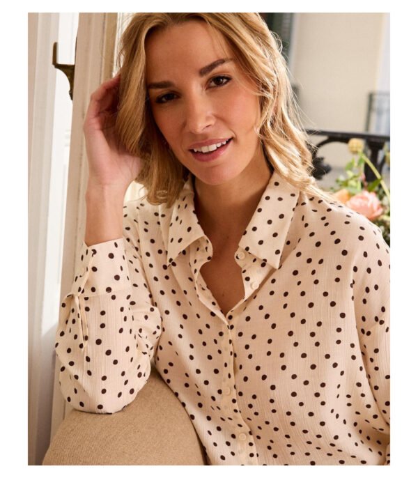 camisa-lunar-mireya detalle - copia Camisa lunares con lazada