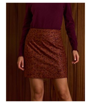 Falda mini de micropana