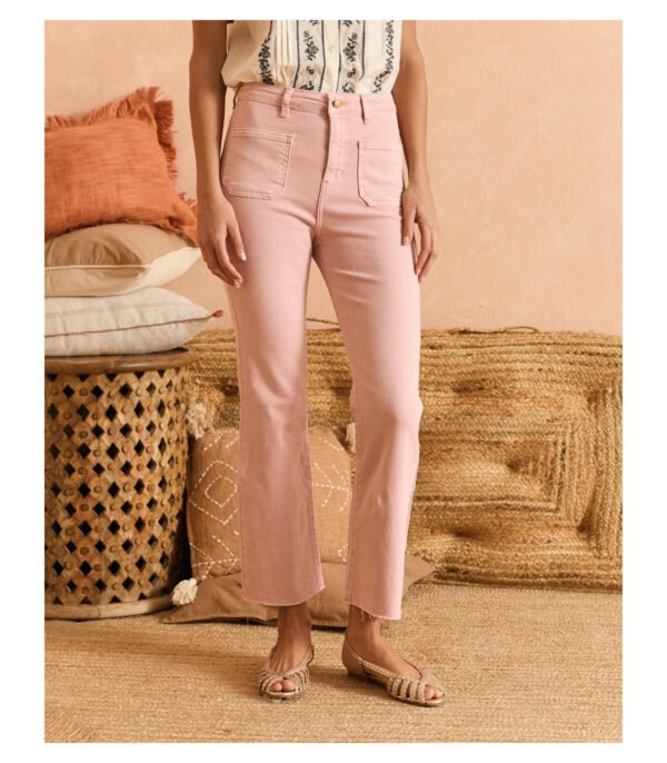 Pantalón vaquero rosa Libana