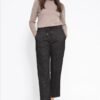 Pantalón relax-fit punto jacquard