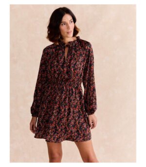 Vestido corto flores