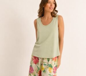 Top lúrex jade