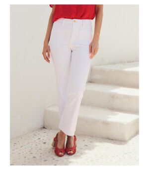 Pantalón vaquero blanco Julia