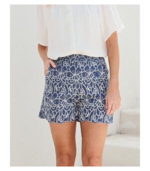 short-estampado-fina Short bordado floral