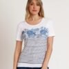 Camiseta manga corta y estampado marinero LUCÍA