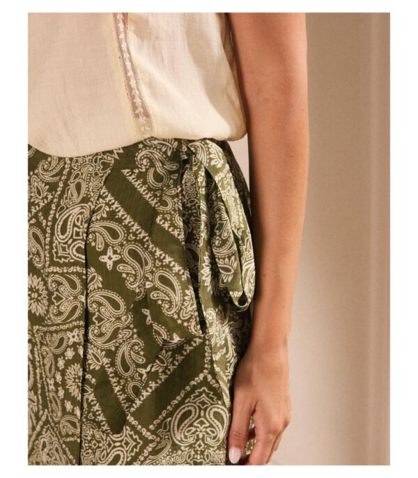Falda mini estampado paisley SONIA