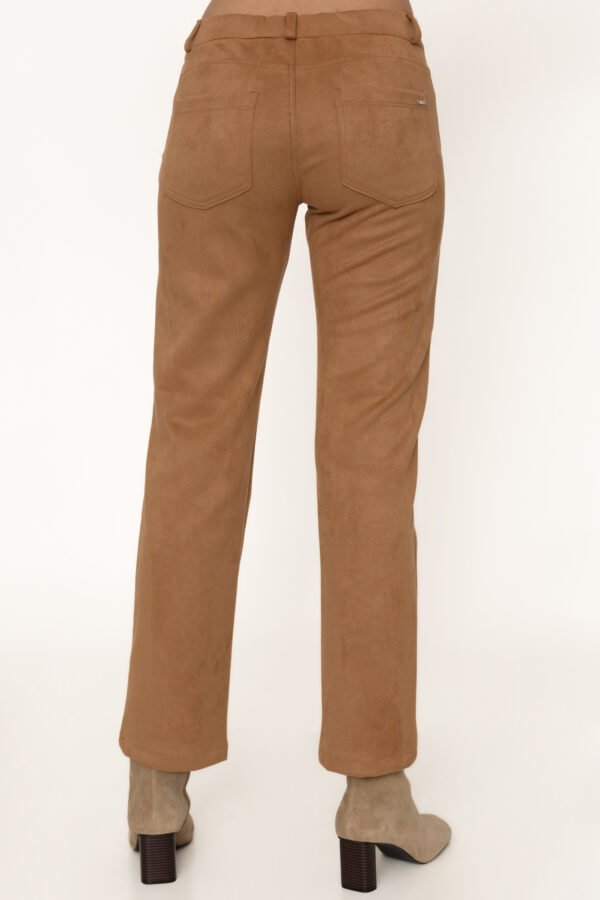 Pantalón recto de antelina HANNA