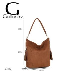 Bolso La Bohème Élégante color marrón