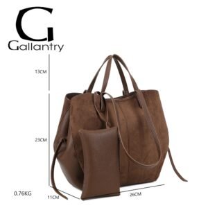 Bolso tote Elyssa color café